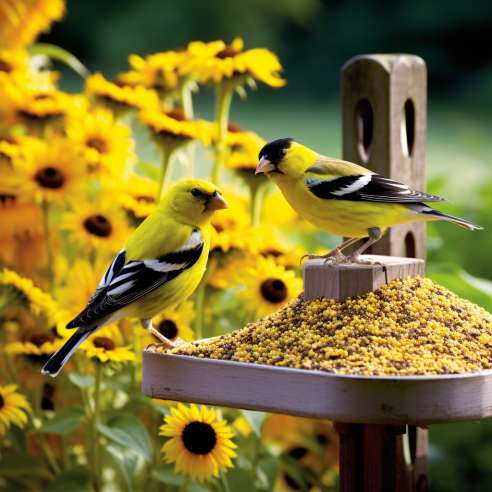 Provide a Variety of Food Sources to bird