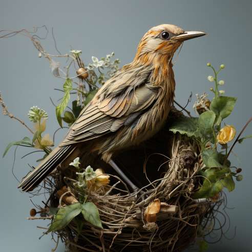 Bird Nest Building