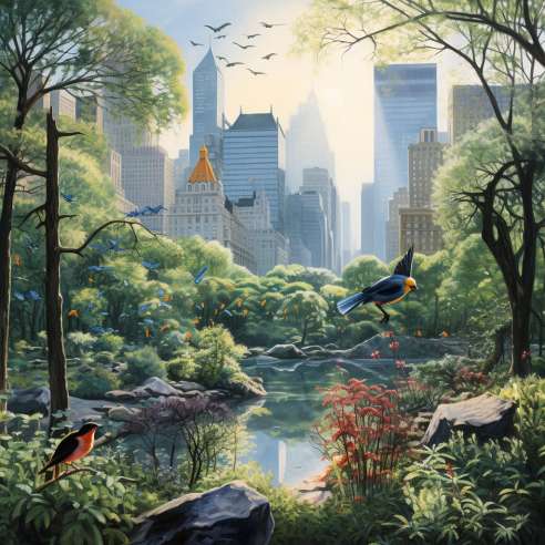 Central Park: Urban Oasis for Birds