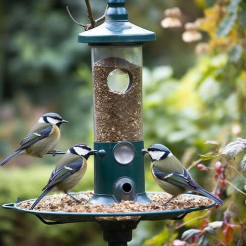 Birds feeding station