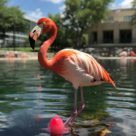 What state capital has a bird that is not alive